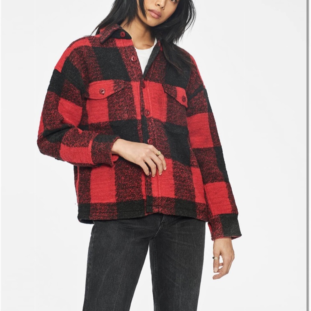 Anine Bing Bobbi Flannel Jacket